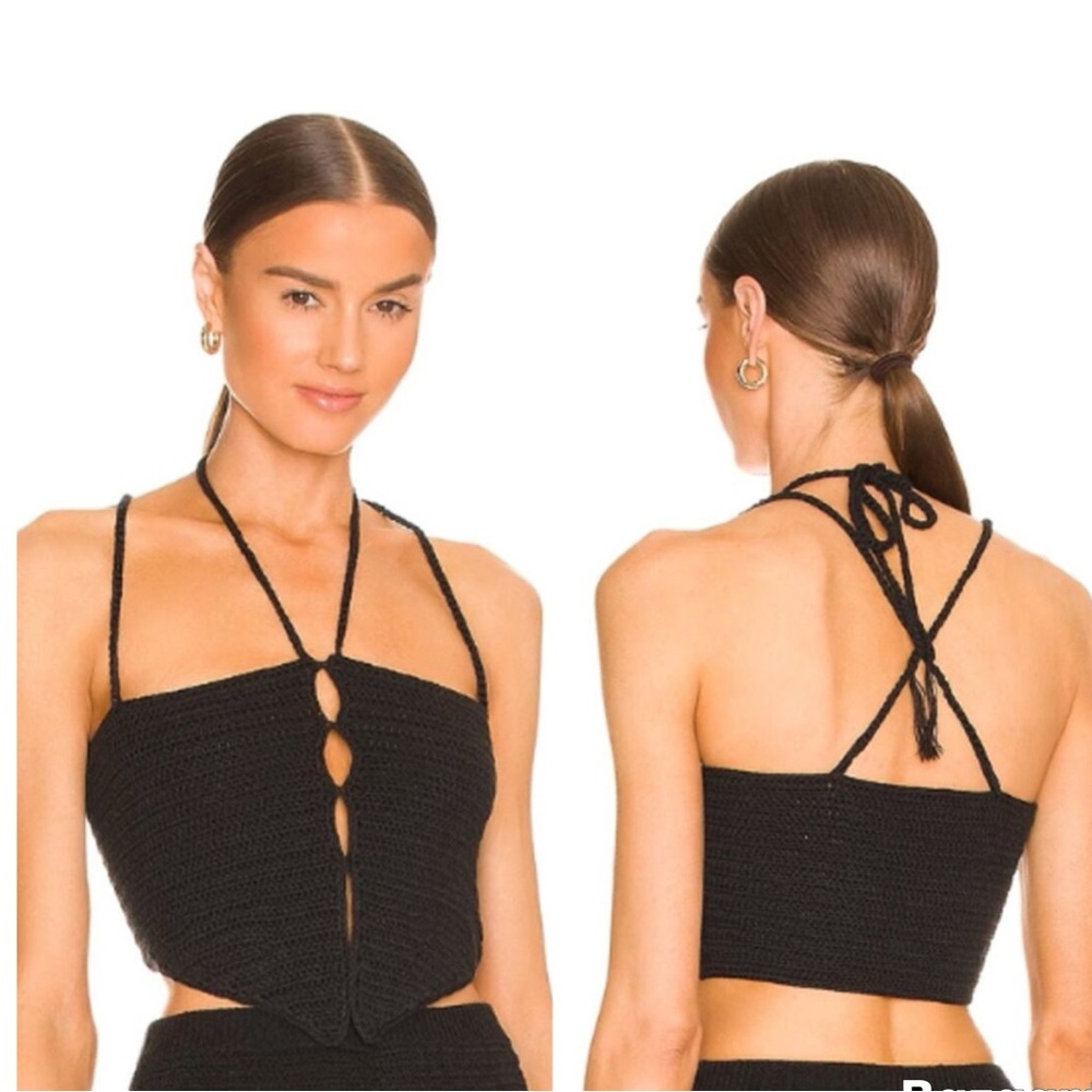 Revolve x H:ours Paetyn Crochet Top SMALL